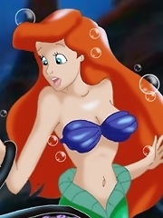 Young and beautiful Ariel has fallen into the...